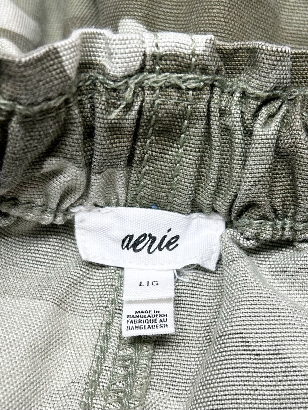 Aerie Camo Utility Shorts Size Large | Drawstring Waist | 6.5” Inseam - Picture 3 of 7